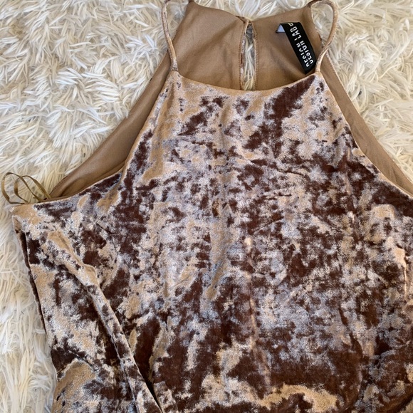 Design Lab Velour Dress - Picture 2 of 4